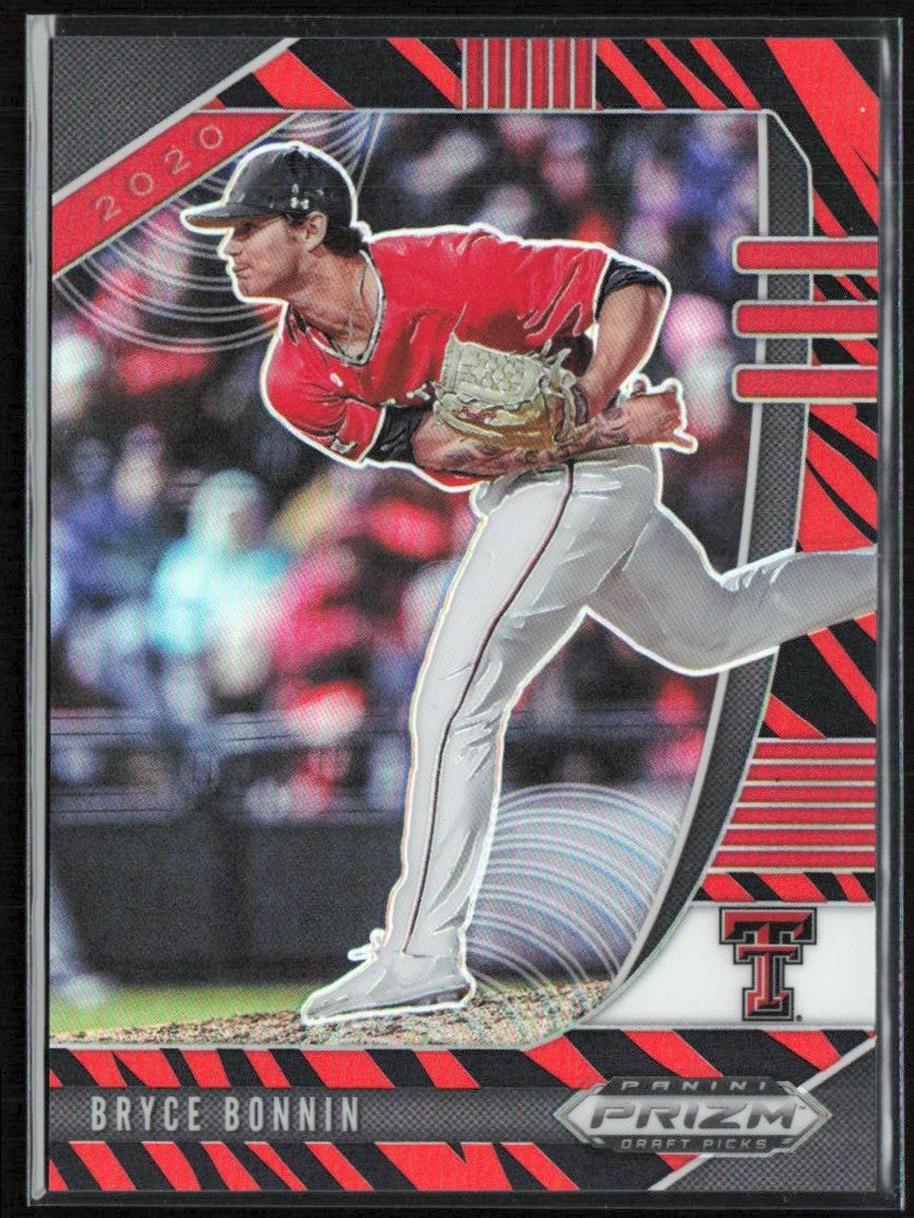 Bryce Bonnin 2020 Panini Prizm Draft Picks Tiger Stripe /99 #PDP84