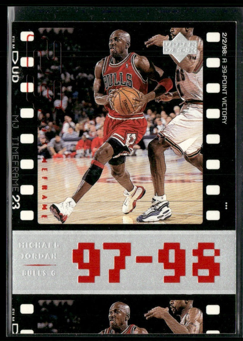Michael Jordan 1998 Upper Deck MJ TimeFrame #114 Chicago Bulls