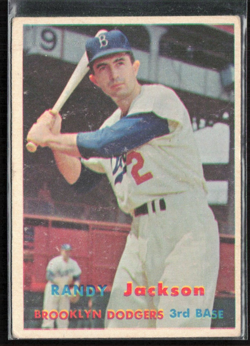 Randy Jackson 1957 Topps #190 Brooklyn Dodgers
