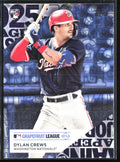 Dylan Crews 2025 Topps Training Grounds RC #TG-20 Washington Nationals