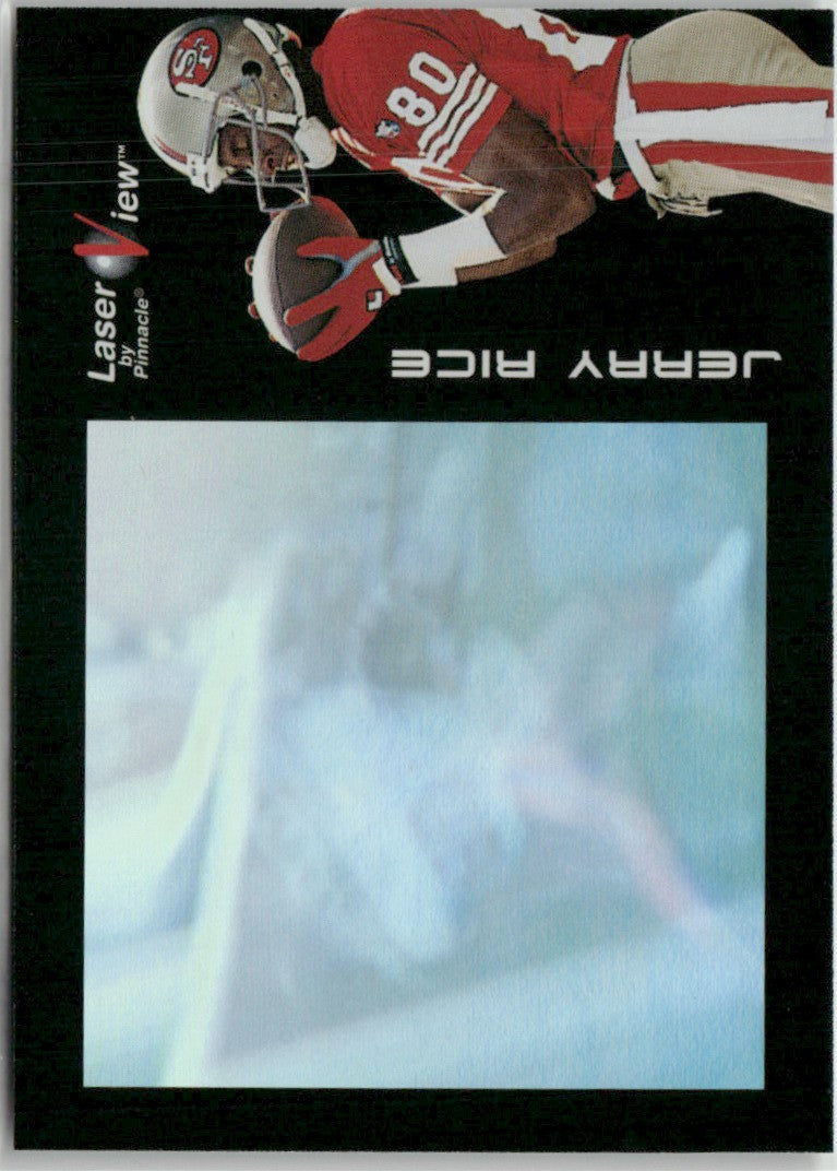 Jerry Rice 1996 Pinnacle Laser View #16 San Francisco 49ers