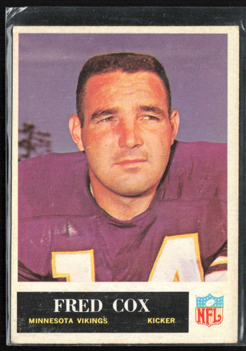 Fred Cox 1965 Philadelphia RC #104 Minnesota Vikings