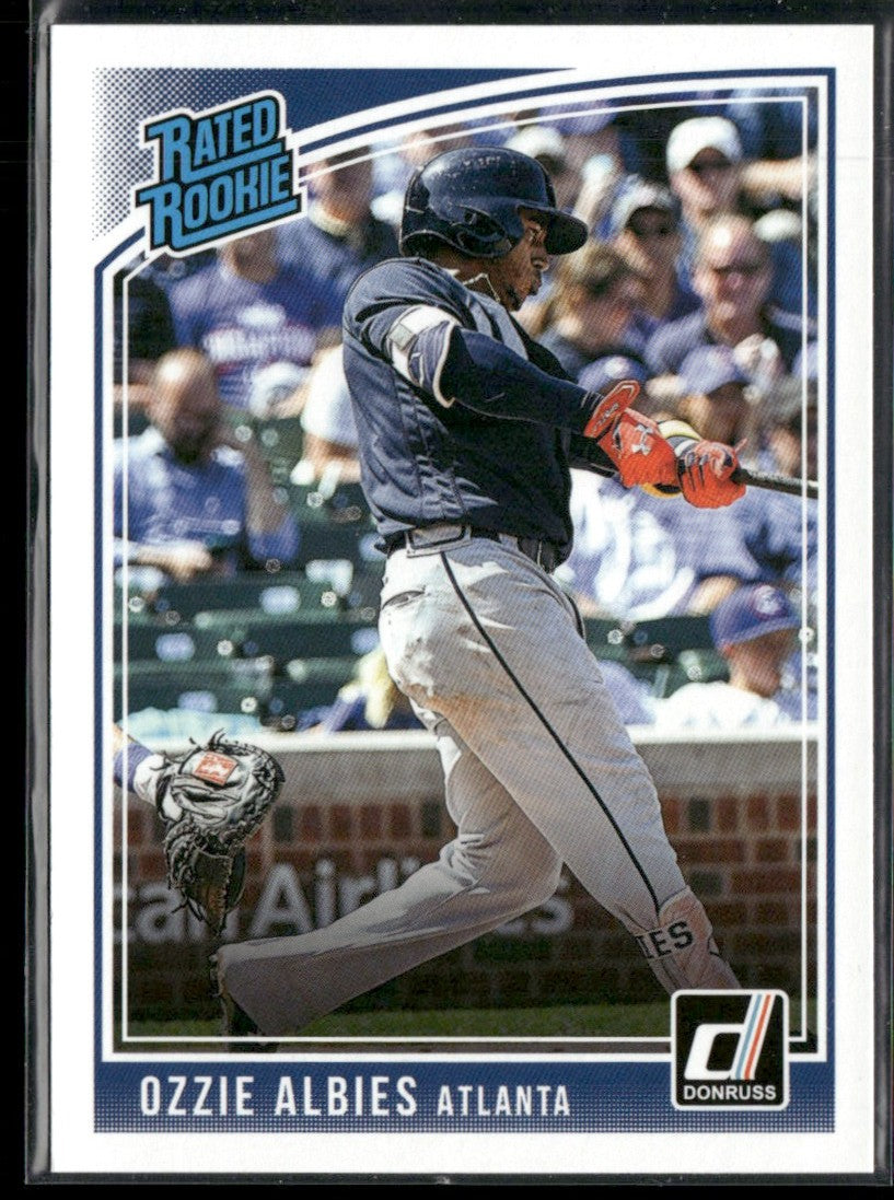 Ozzie Albies 2018 Donruss RC #36 Atlanta Braves