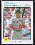 Juan Soto 2022 Topps Heritage New Age Performers #NAP-7 Washington Nationals