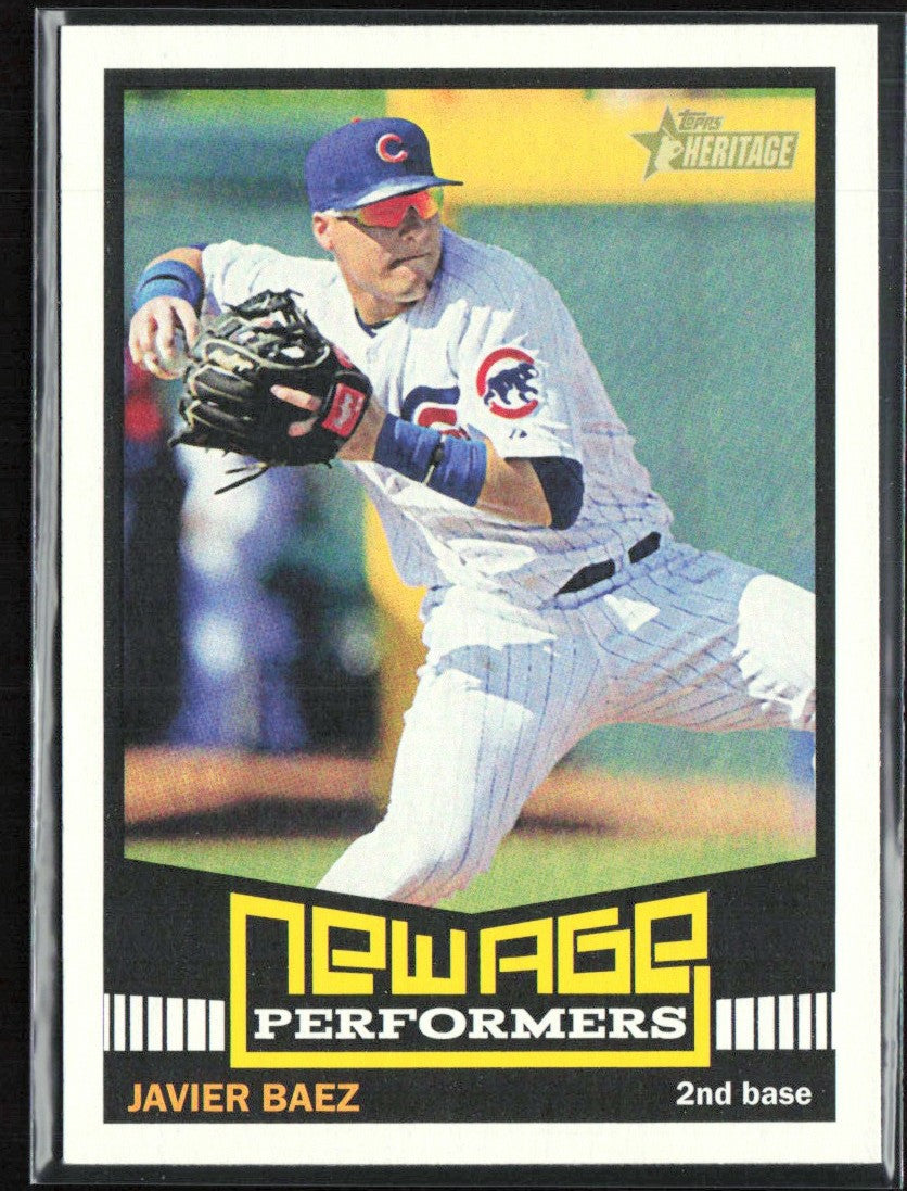 Javier Baez 2015 Topps Heritage New Age Performers #NAP-15 Chicago Cubs