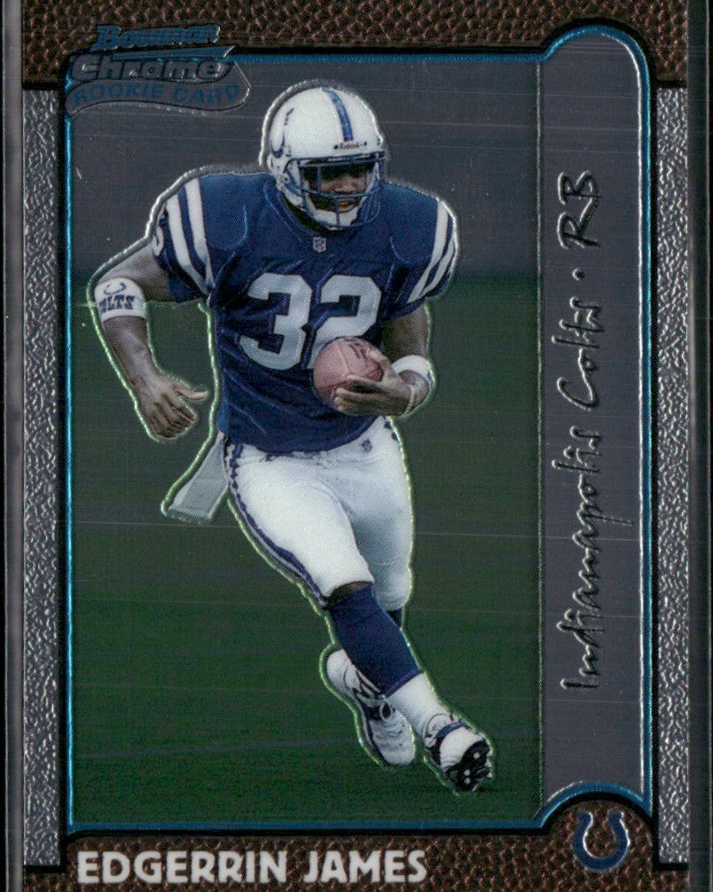 Edgerrin James 1999 Bowman Chrome RC #161 Indianapolis Colts