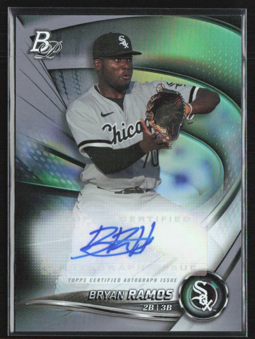 Bryan Ramos 2022 Bowman Platinum Top Prospects AUTO #TOP-89 Chicago White Sox
