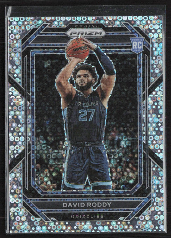 David Roddy 2022 Panini Prizm Fast Break RC #261 Memphis Grizzlies