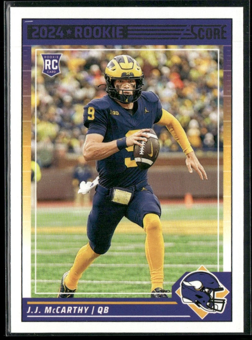 J.J. McCarthy 2024 Score RC #304 Minnesota Vikings