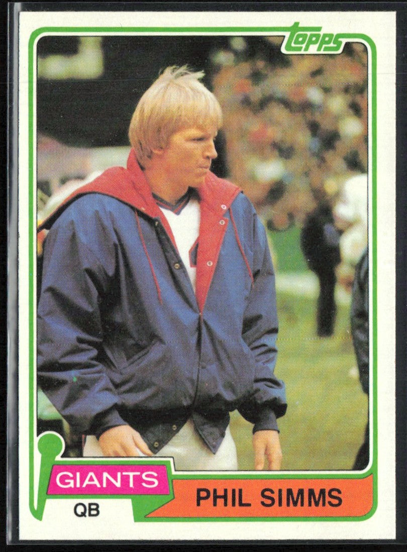 Phil Simms 1981 Topps #55 New York Giants
