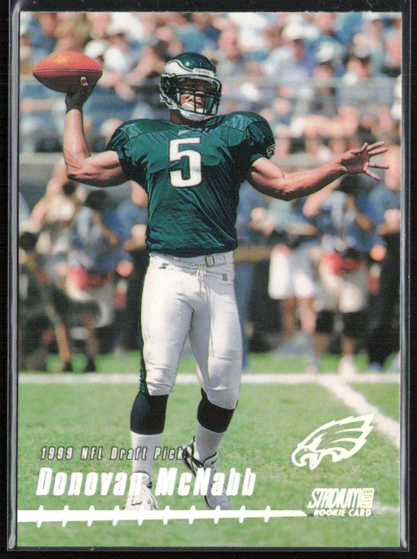 Donovan McNabb 1999 Topps Stadium Club RC #165 Philadelphia Eagles