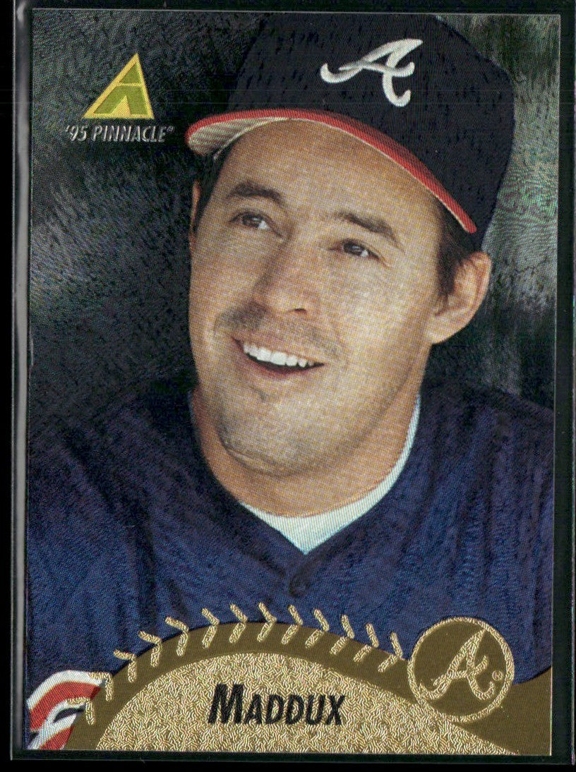 Greg Maddux 1995 Pinnacle #244 Atlanta Braves