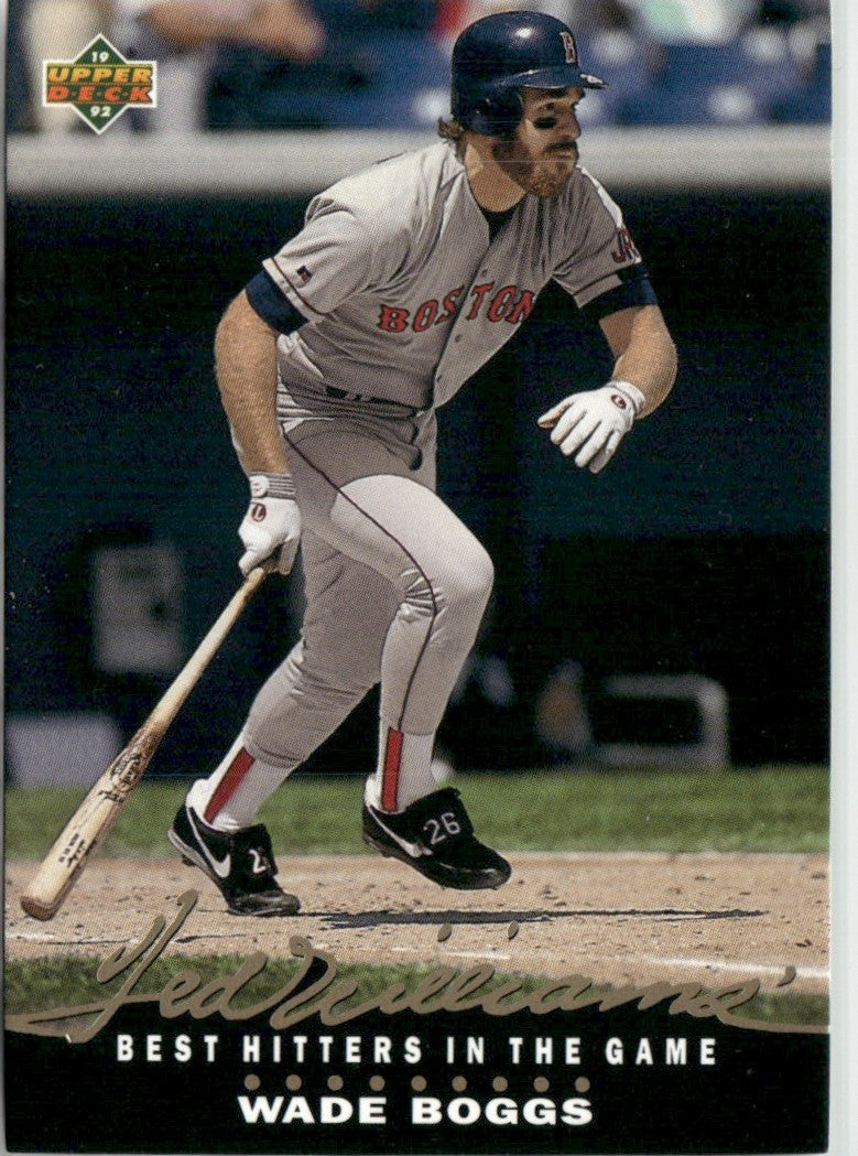 Wade Boggs 1992 Upper Deck Ted Williams' Best #T1 Boston Red Sox
