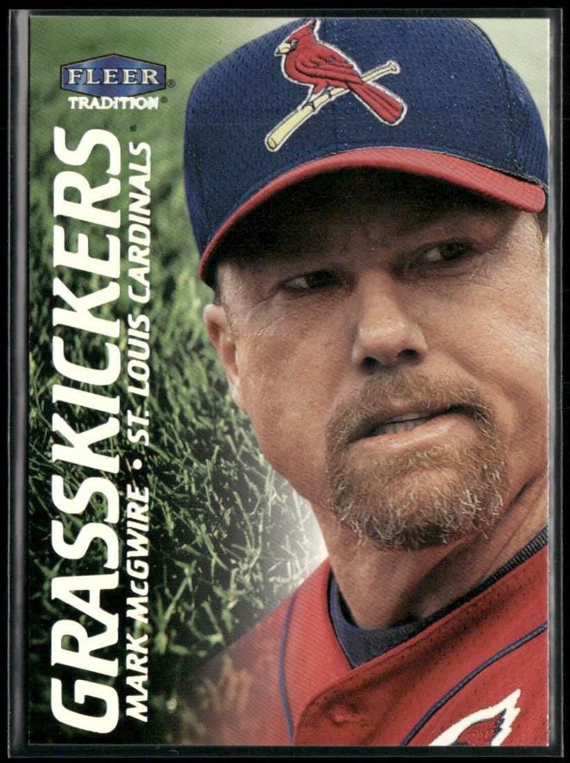 Mark McGwire 2000 Fleer Tradition GrassKickers #5 St. Louis Cardinals