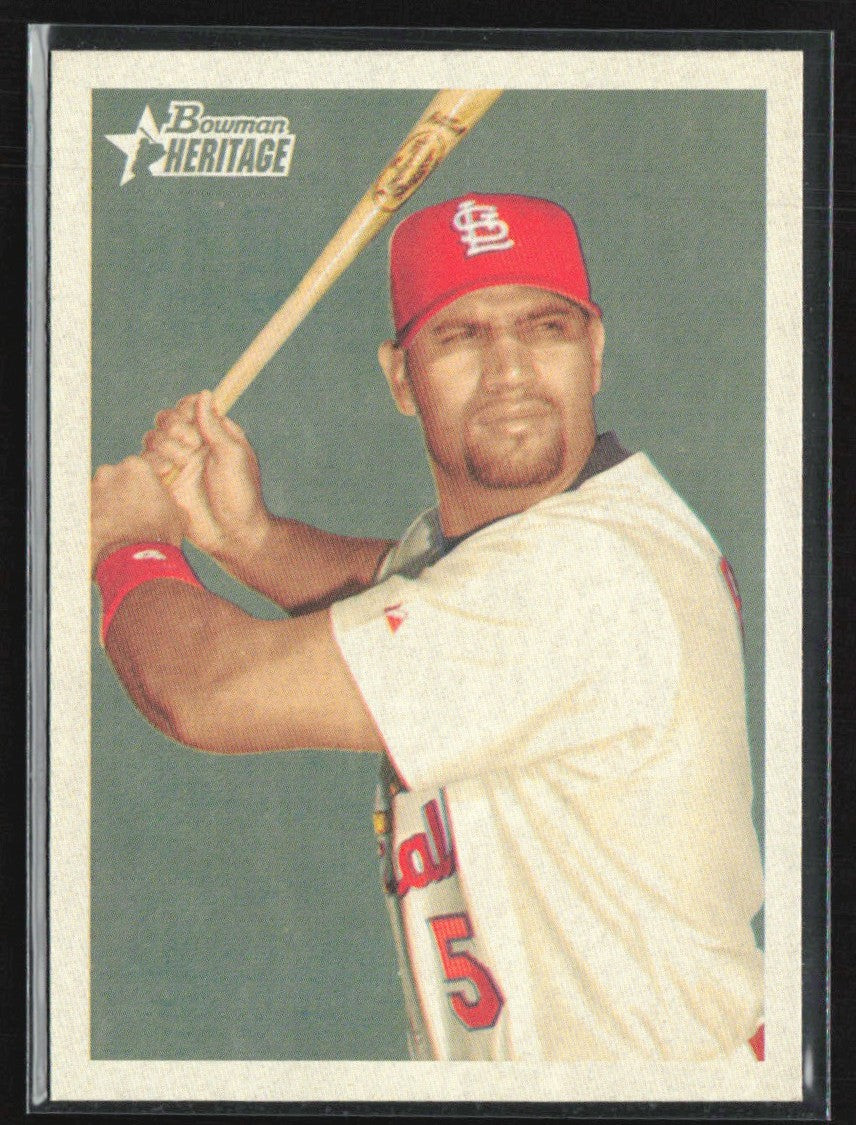 Albert Pujols 2006 Bowman Heritage #200 St. Louis Cardinals
