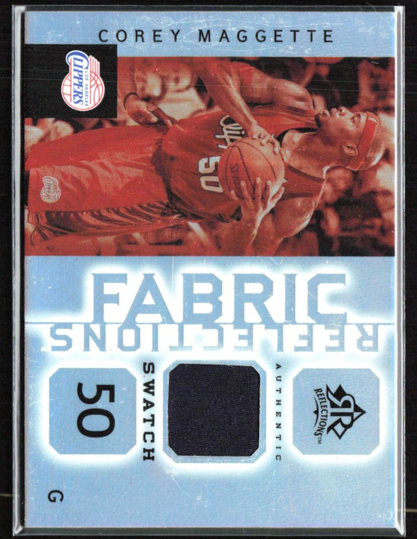Corey Maggette 2005 Upper Deck Reflections Fabric Jersey #FR-CM