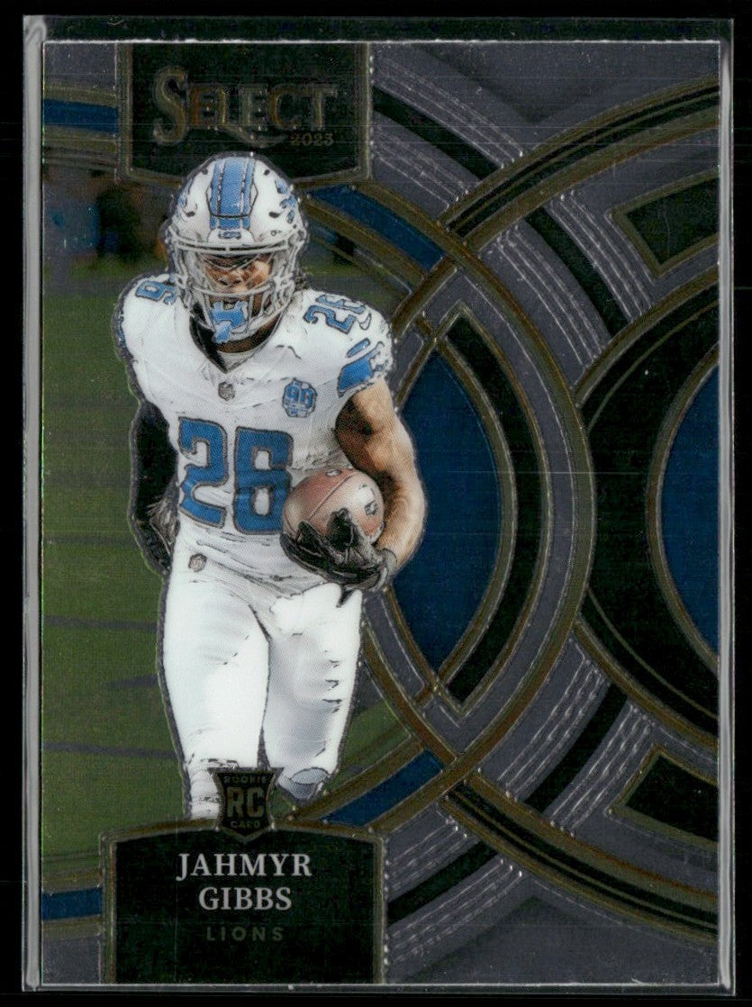 Jahmyr Gibbs 2023 Panini Select Premier RC #198 Detroit Lions