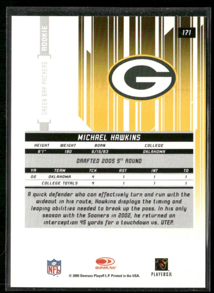 Michael Hawkins 2005 Leaf Rookies & Stars Longevity RC /999 #171
