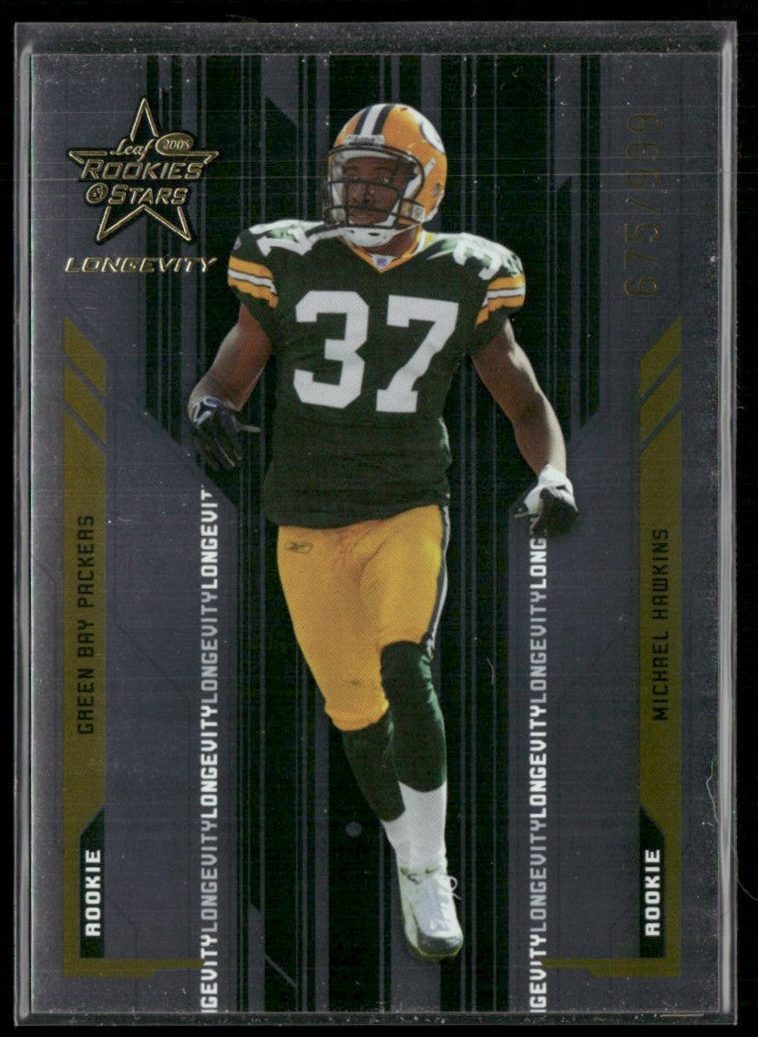 Michael Hawkins 2005 Leaf Rookies & Stars Longevity RC /999 #171