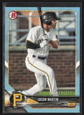 Jason Martin 2018 Bowman Sky Blue /499 #BP41 Pittsburgh Pirates