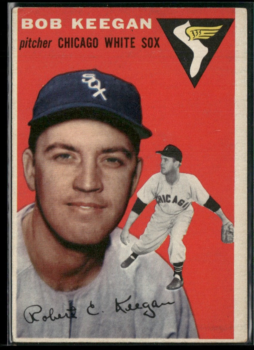 Bob Keegan 1954 Topps #100 Chicago White Sox