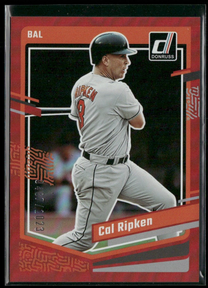 Cal Ripken 2023 Donruss Holo Red /2023 #155 Baltimore Orioles