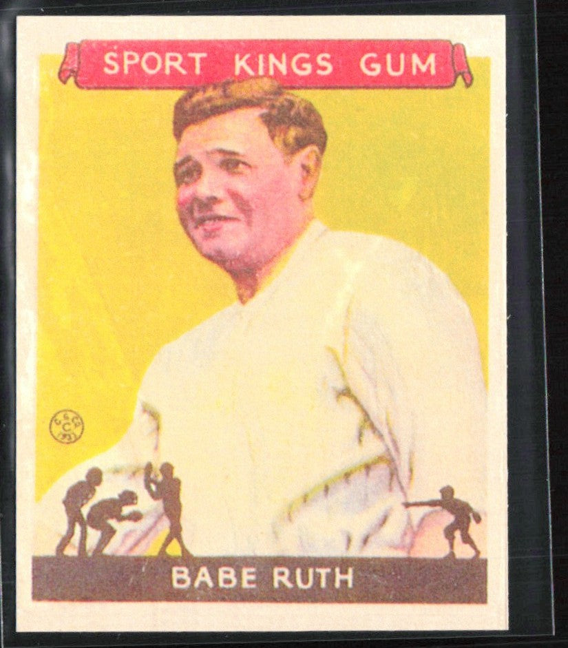 Babe Ruth 1933 Goudey Reprint #2 New York Yankees
