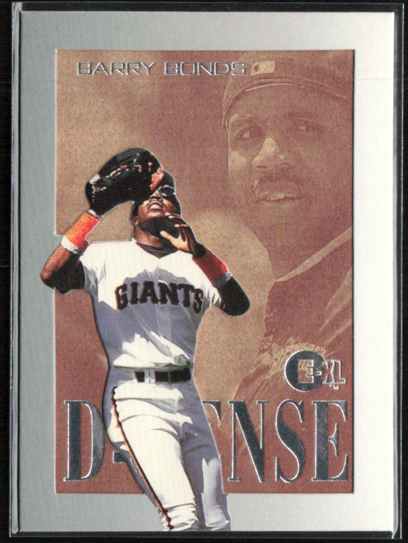 Barry Bonds 1996 E-XL D-Fense #2 San Francisco Giants