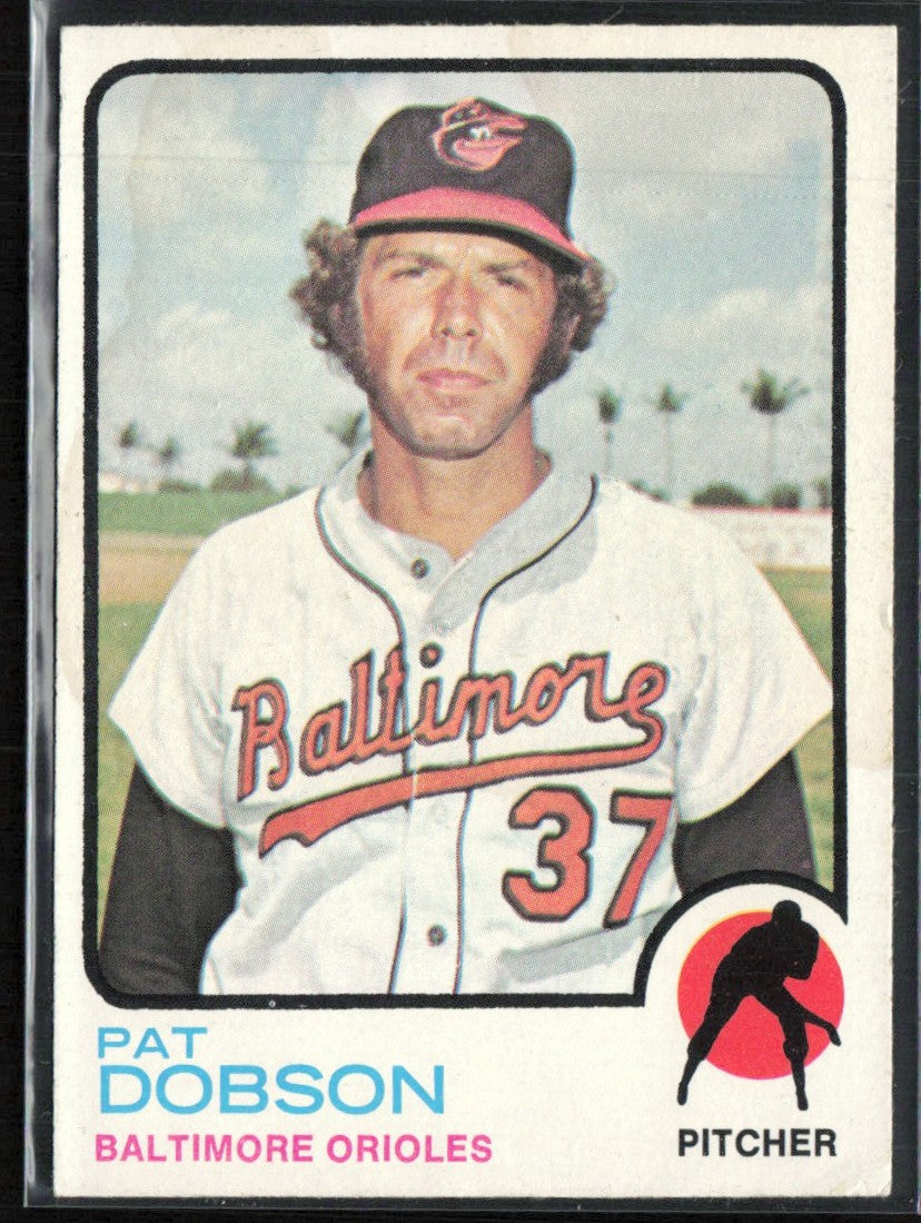 Pat Dobson 1973 Topps #34 Baltimore Orioles