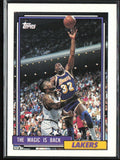 Magic Johnson 1992 Topps #54 Los Angeles Lakers