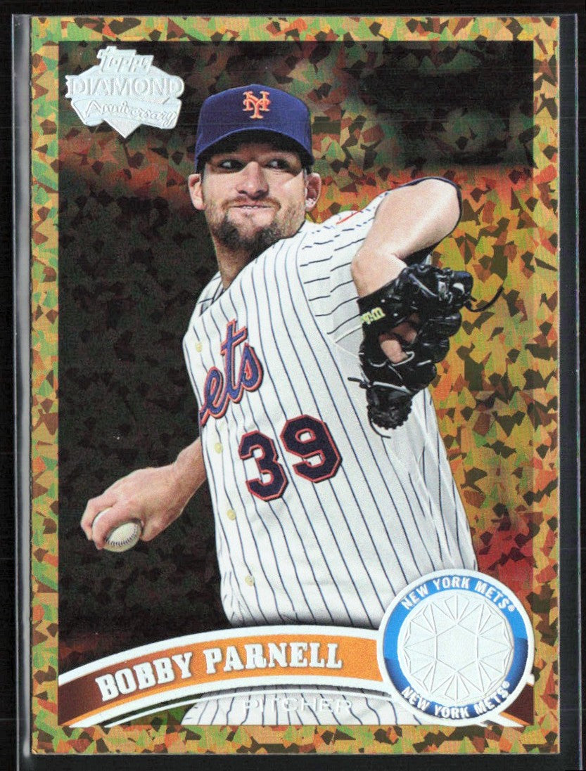 Bobby Parnell 2011 Topps Update Cognac Diamond Anniversary #US120 New York Mets