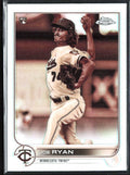 Joe Ryan 2022 Topps Chrome Sepia Refractor RC #48 Minnesota Twins