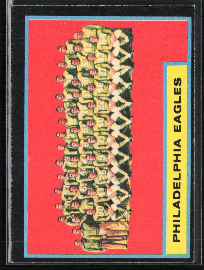 Philadelphia Eagles 1962 Topps #126 Philadelphia Eagles