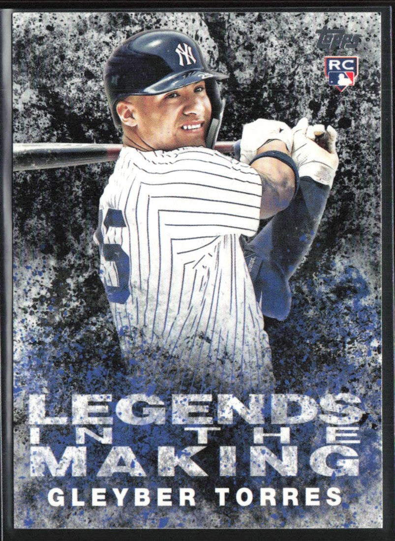 Gleyber Torres 2018 Topps Update Legends in the Making Black RC #LITM-2