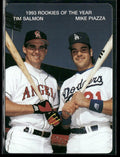 Tim Salmon/Mike Piazza 1994 Mother's Cookies 1993 Rookies of the Year #1