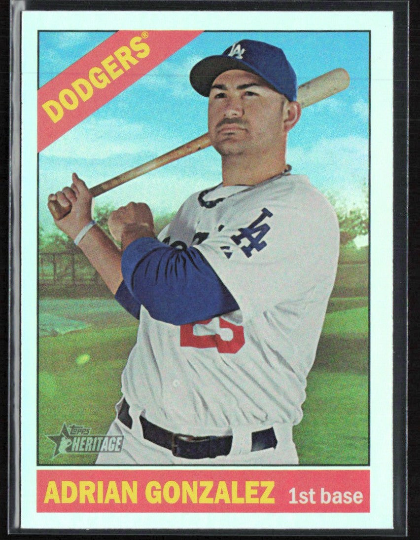 Adrian Gonzalez 2015 Topps Heritage Chrome Foil #THC-473 Los Angeles Dodgers