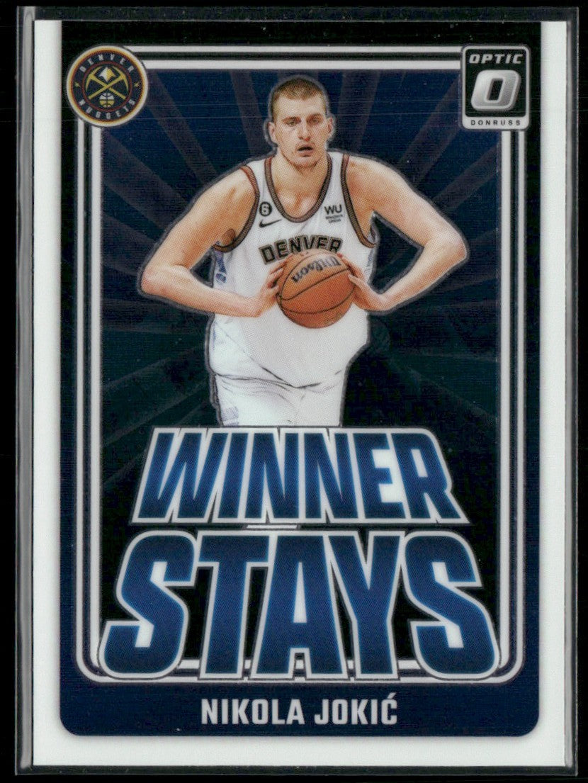 Nikola Jokic 2024 Donruss Optic Winner Stays #6 Denver Nuggets