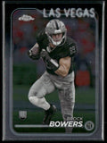 Brock Bowers 2024 Topps Chrome RC #207 Las Vegas Raiders