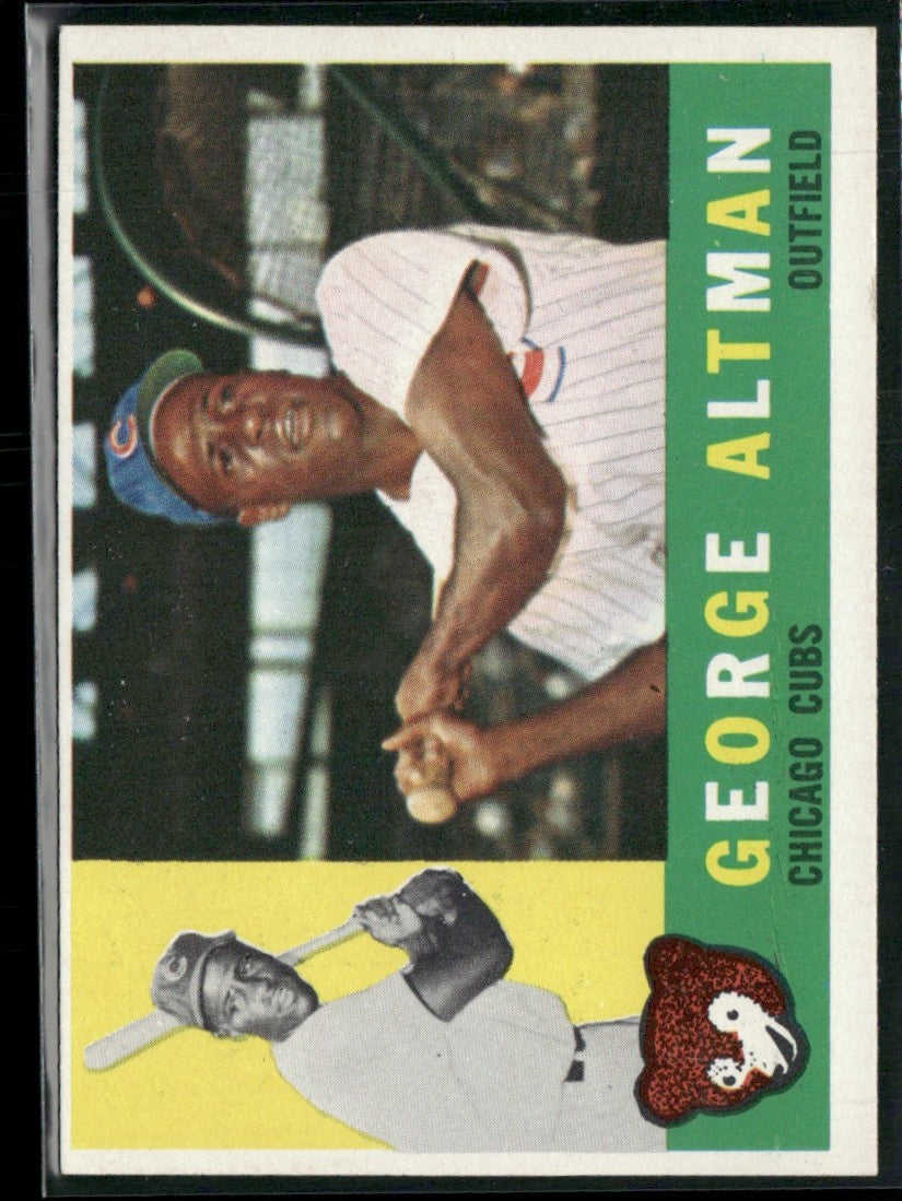 George Altman 1960 Topps #259 Chicago Cubs