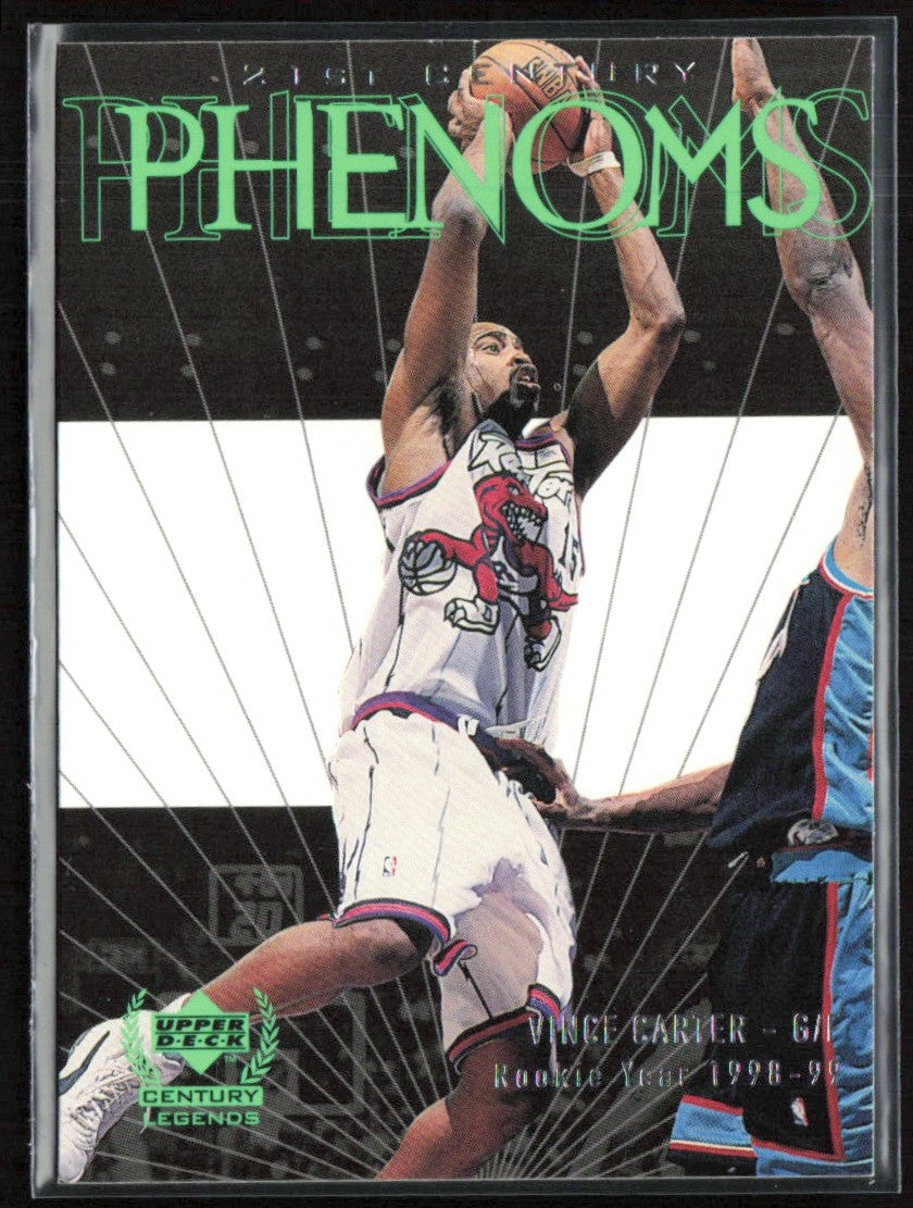 Vince Carter 1999 Upper Deck Century Legends #52 Toronto Raptors