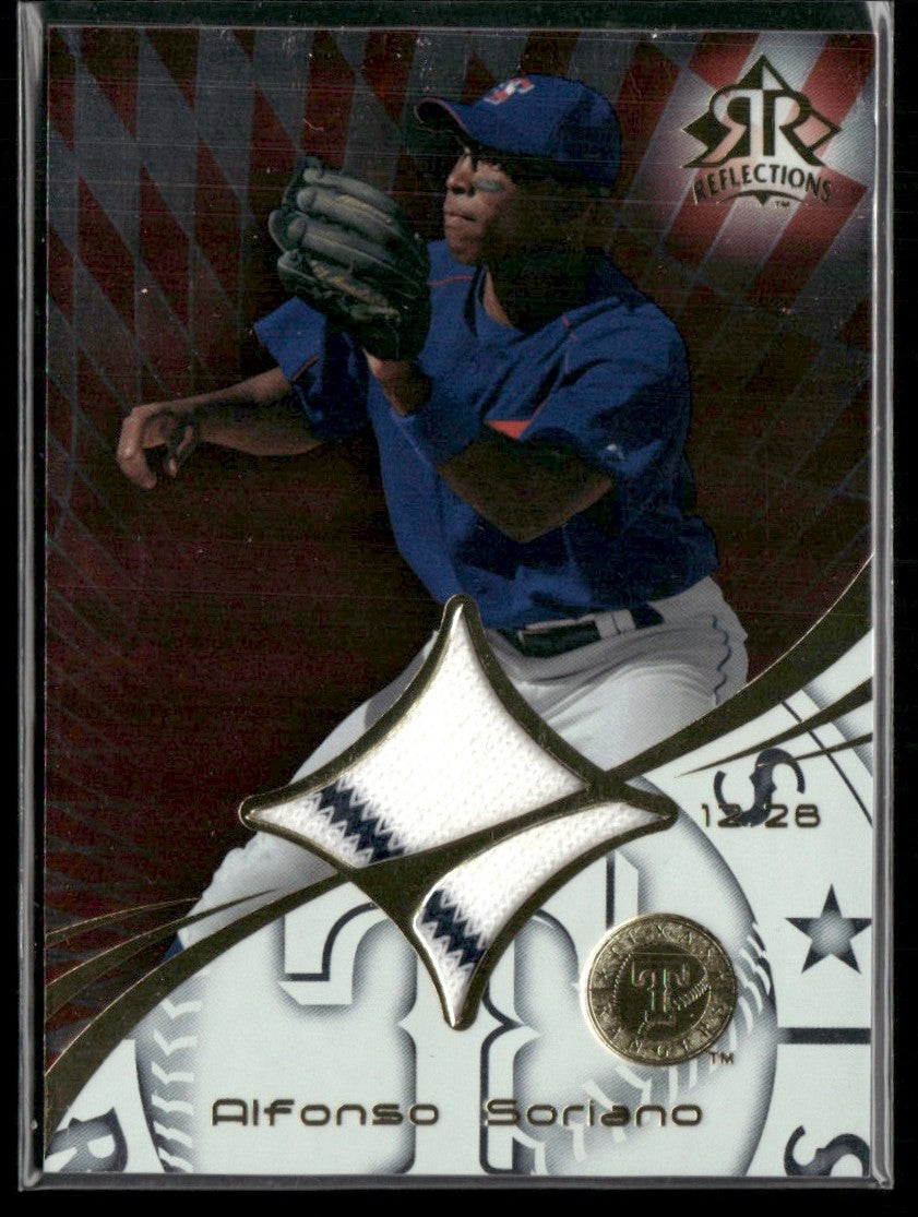 Alfonso Soriano 2004 Upper Deck Reflections Jersey #173 Texas Rangers