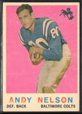 Andy Nelson 1959 Topps RC #62 Baltimore Colts