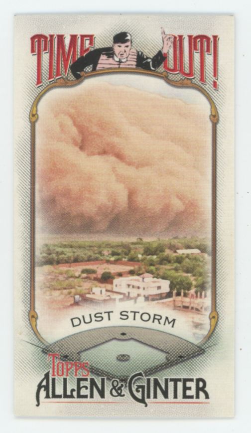 Dust Storm 2022 Topps Allen & Ginter Mini Time Out #TO-8