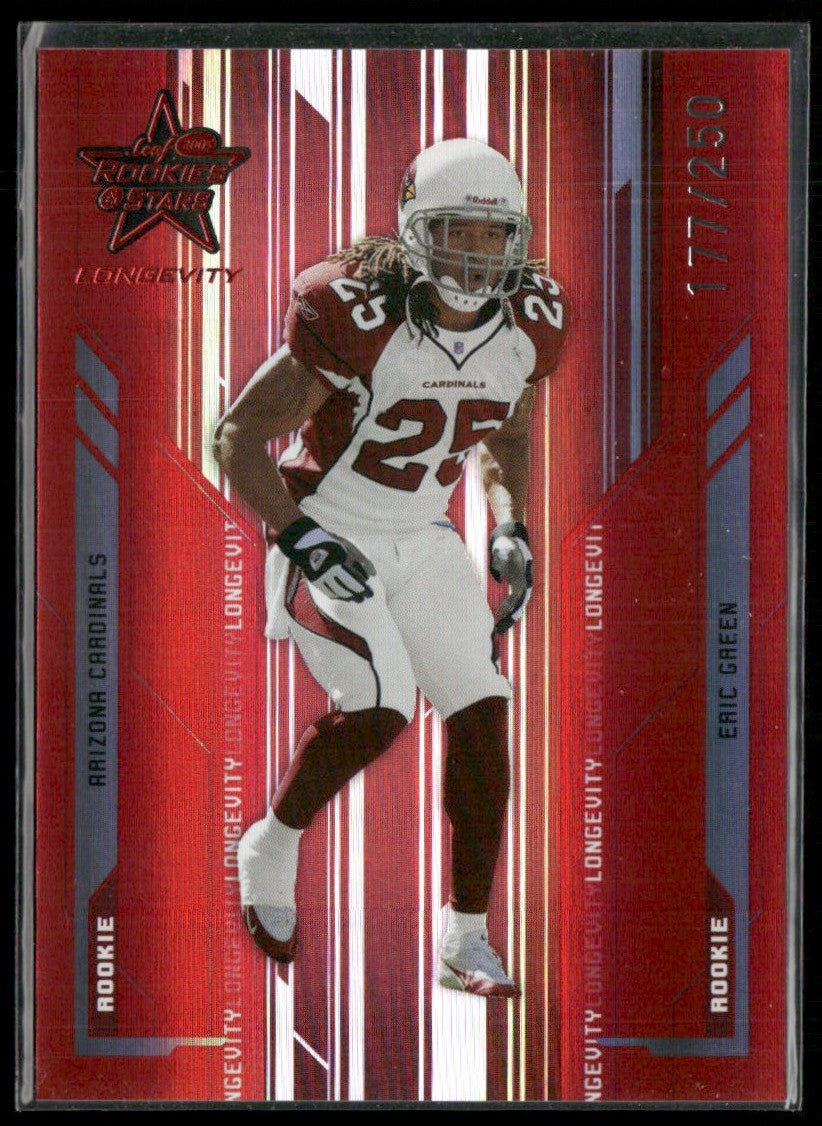 Eric Green 2005 Leaf Rookies & Stars Longevity Ruby /250 #131 Arizona Cardinals