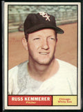 Russ Kemmerer 1961 Topps #56 Chicago White Sox
