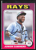 Junior Caminero 2024 Topps Heritage RC #267 Tampa Bay Rays