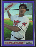 Michael Brantley 2015 Topps Heritage Chrome Purple Refractor #THC-150