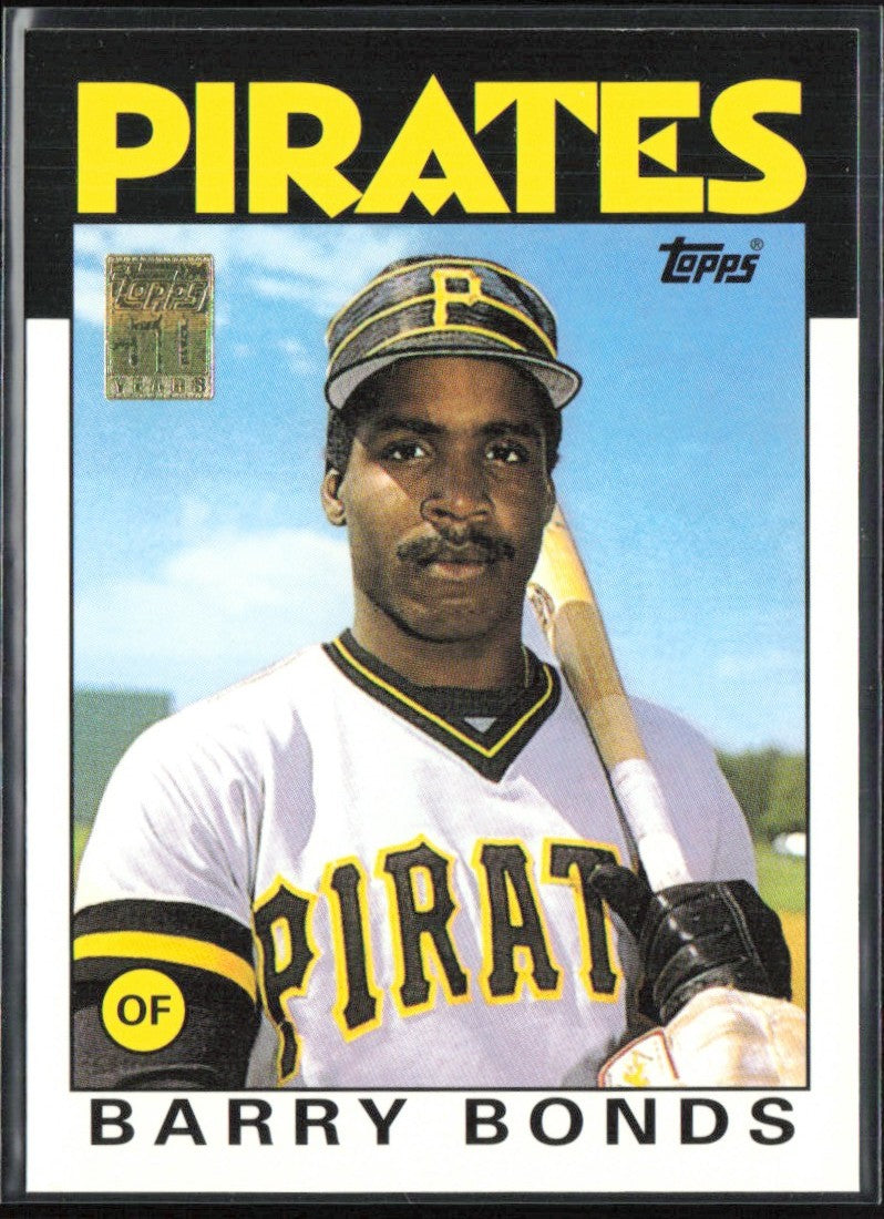 Barry Bonds 2001 Topps Reprint 1986 Traded 11T #15 Pittsburgh Pirates