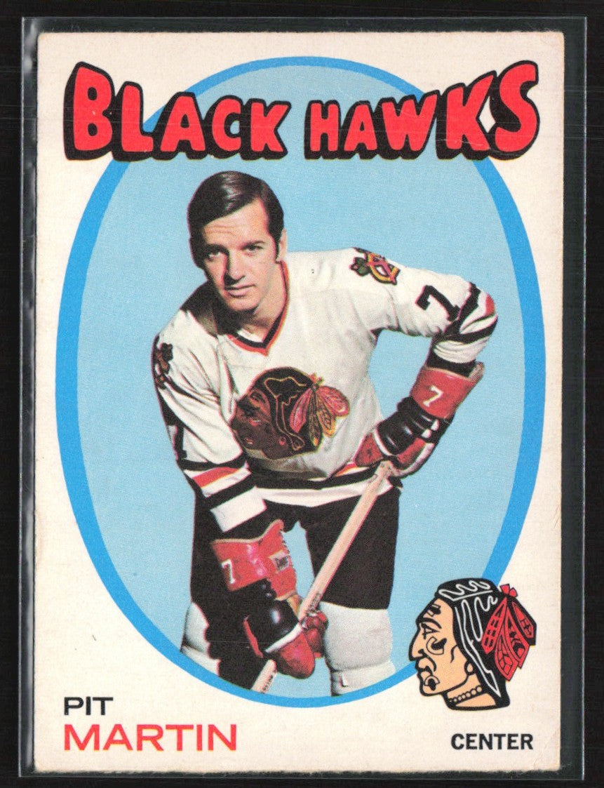 Pit Martin 1971 O-Pee-Chee #39 Chicago Blackhawks