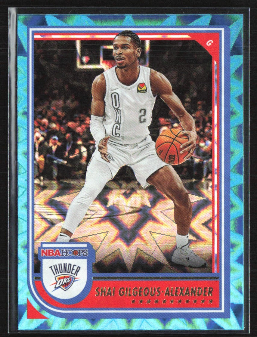 Shai Gilgeous-Alexander 2022 Panini NBA Hoops Teal Explosion #201